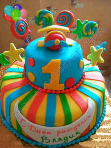 детский торт на день рождения на 1 годик