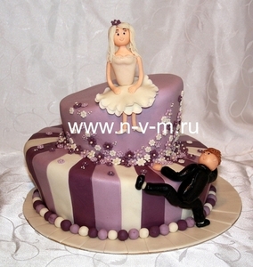 оригинальный торт на свадьбу